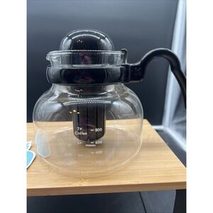 VTG Creator 3 Ways Water Pot Brewer Tea Coffee Glass Carafe Microwave Gas Elect